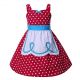 Red Polka Dot Halloween Cosplay Princess Dress