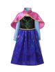 Blue Anna Party Drses For Girl 9006