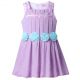 Elegant Sleeveless Lavender Floral Girl Dress GD41207-03