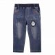 Newest Casual Girls Pants White Clock Print 4