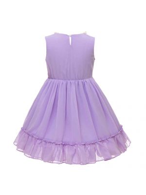 Baby Girl Chiffon Purple Lavender Princess Dresses GD50325-7