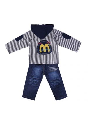 Fashionable 3PCS Stripe Boys Clothing Set 27BL