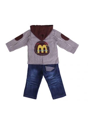 3PCS Boys Striped Clothing Set Kids  27