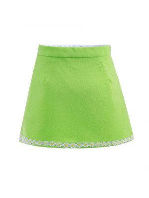 New Green Girl Flower Skirts Floral 687