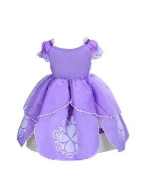 Purple Sofia Princess Cosplay Girl Dress 1302Z