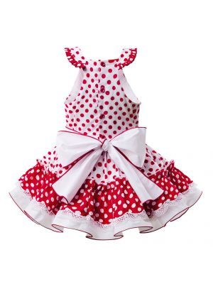 Newest Baby Girl Red Dot Dresses B277