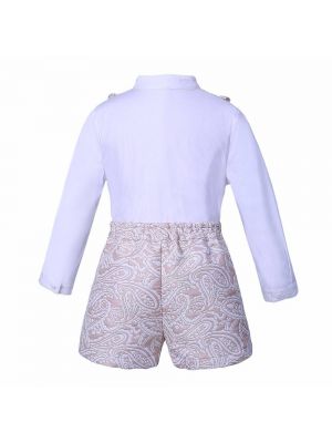 Autumn White Boy Clothing Set A165