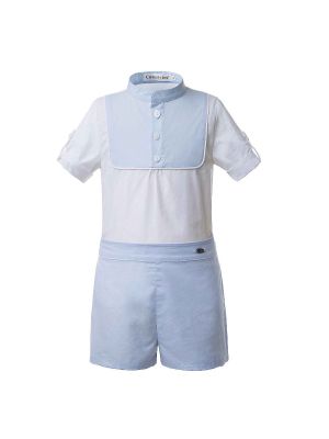Blue Boy Clothing Sets White Shirts+Causal Pants B274