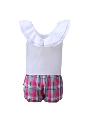 Spanish Style Clothing Sets For Girls-B208