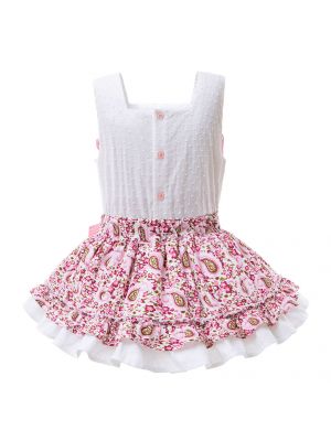 Summer White Girl Clothing Sets B248