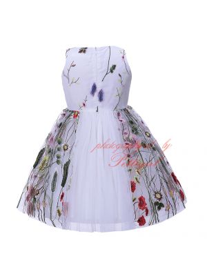 New Design Summer Girls White Wedding Dress B37