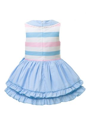 Summer Party Girls Dresses With Bow B196