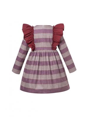 New Arrival Striped Dress for Girls Fall Winter Christmas