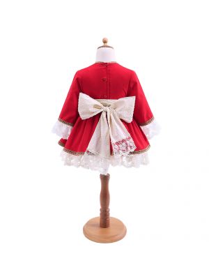 Lastest Red Toddler Girl Dress With Hats 889