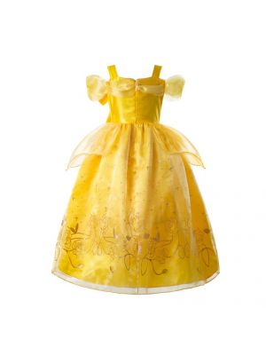 Yellow Fancy Belle Party Cosplay Costume 2903