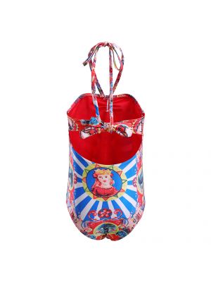 Beach Style Swimsuit For Girls Cute Halter 621F